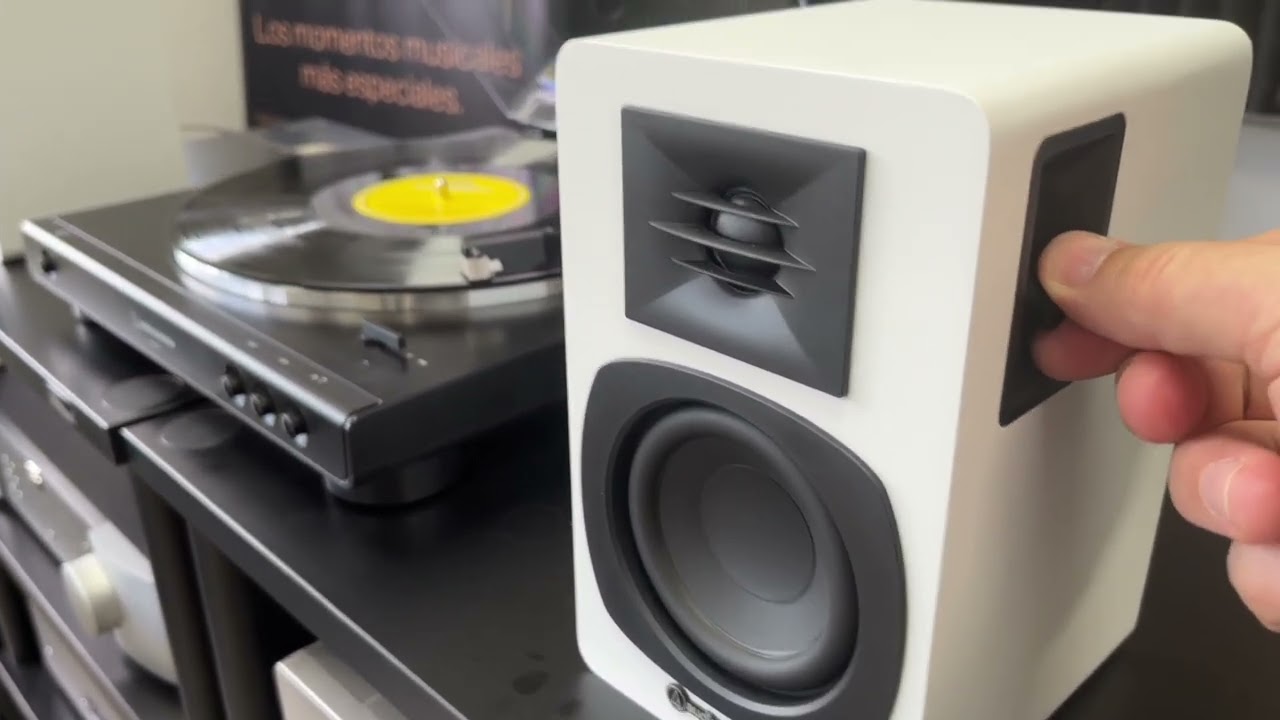 Unboxing, conexión y prueba de sonido de los altavoces autoamplificados Audio Technica AT SP3X