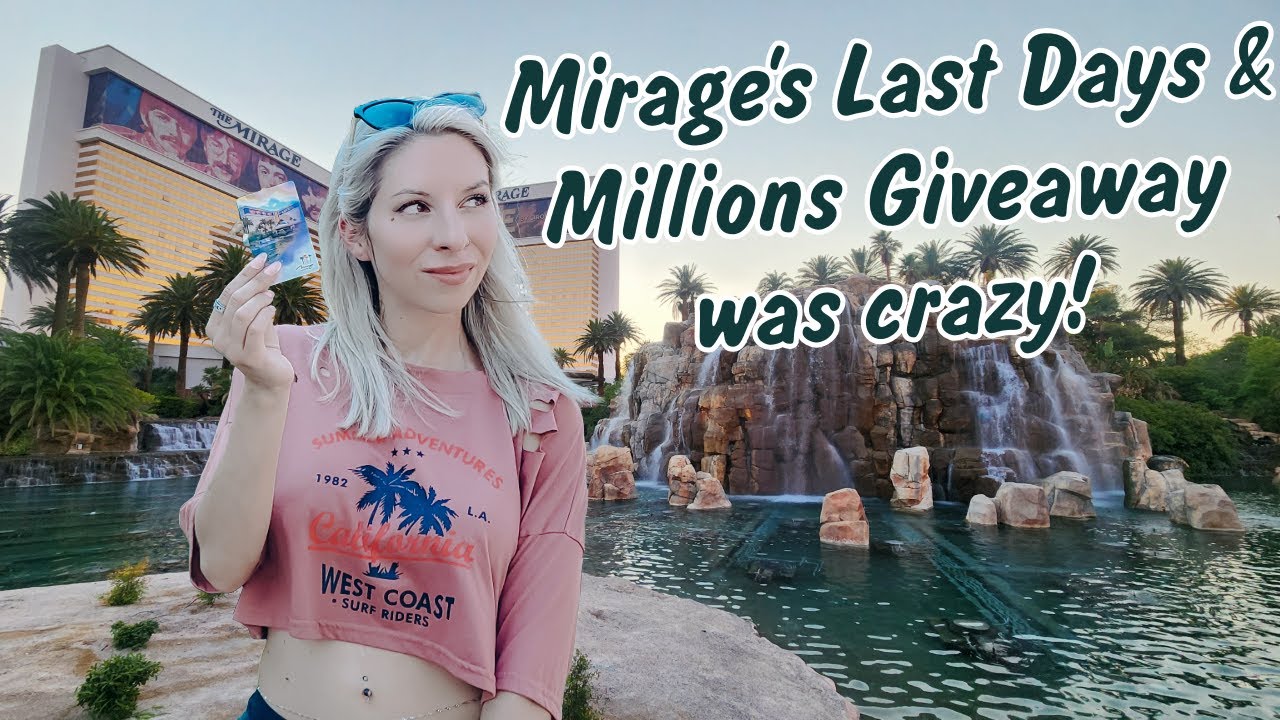 Mirage Las Vegas Closing Days & Money Giveaway Madness! My Stay on