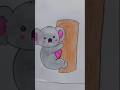 Cute easy koala 🐨 drawing #drawing#easydrawing#drawingshorts#art#artist