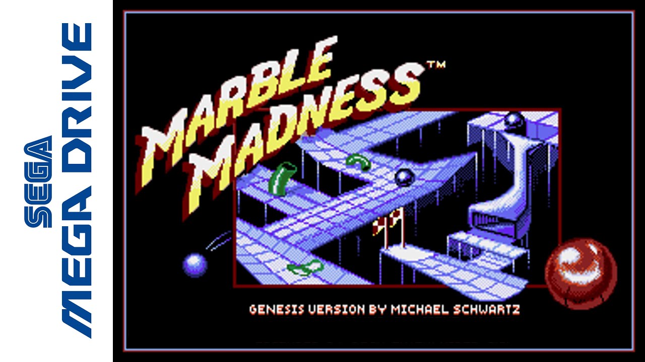 GAME GEAR ゲームギア MARBLE MADNESS マーブルマットネス TENGEN SEGA