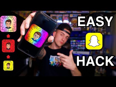 How To Change Your Snapcode Color!!! *Easy Hack*