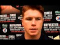 Canelo Alvarez and Floyd Mayweather - Statements at Houston Press Conference
