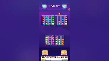 How to complete Easily 327 Level ball sort puzzle color sort Game Latest tricks 2023