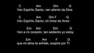 Video thumbnail of "VEN ESPÍRITU SANTO VEN ALIENTO DE DIOS (AUTOR: JOSE LUIS SARZUR)"