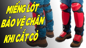 Miếng Lót BẢO VỆ CHÂN Khi Sử Dụng Máy Cắt Cỏ Hạn Chế Rủi Ro An Toàn Cho Đôi Chân Của Bạn