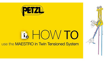 HOW TO use the MAESTRO in Twin Tensioned System