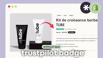 How to add Trustpilot Reviews Badge to Shopify