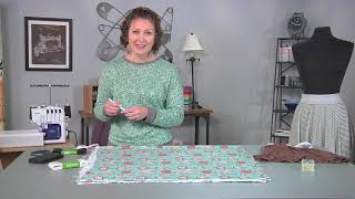 Create an easy circle skirt on It’s Sew Easy with Emily Thompson (17062)