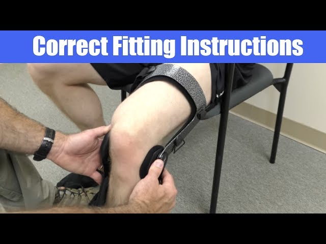How to put on a T Scope post-op knee brace - Boston Children's Hospital 