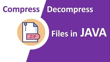 How to compress/decompress files in ZIP in Java