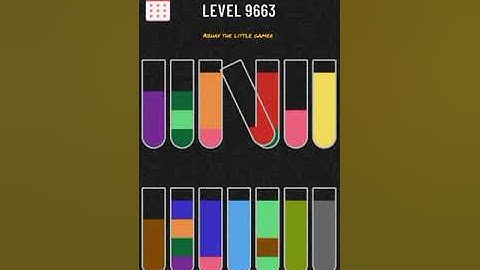 Water sort puzzle level 9663