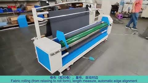 GetonAgain Automatic Edge Alignment Fabric Rolling Machine