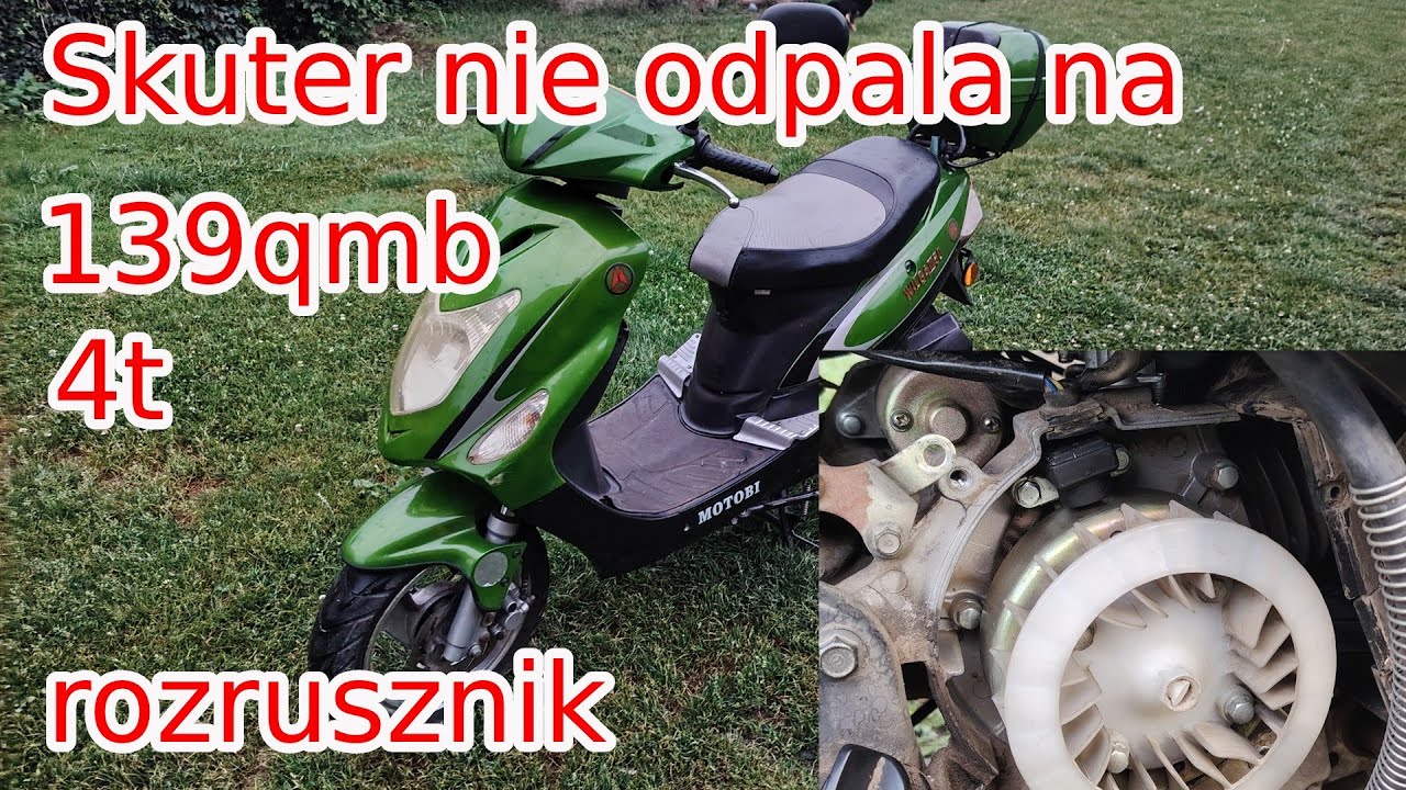 Nie odpala na rozrusznik? Skuter 50 4t Silnika 139QMB 