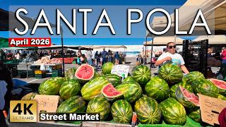 Santa Pola, April 2026 - Street Market (Mercadillo) | Costa Blanca - Walking tour [4k 60fps] screenshot 5