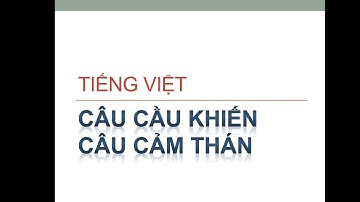 NGỮ VĂN 8 - BÀI: CÂU CẦU KHIẾN VÀ CÂU CẢM THÁN