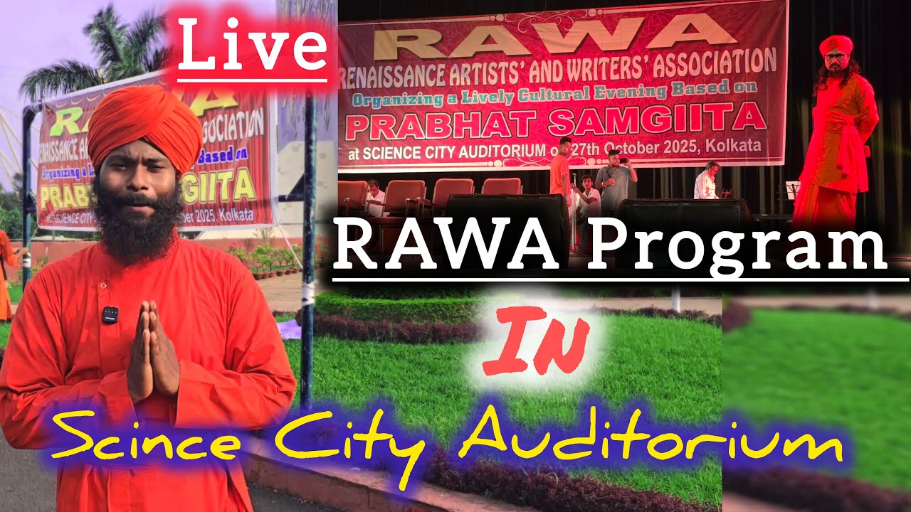 Live RAWA program At the Cultural City in Kolkata At Scince City Auditorium #rawa