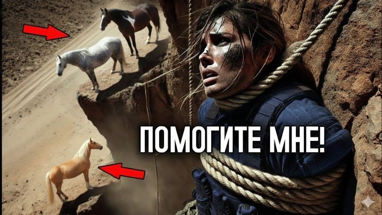 Мустанги Нашли Женщину-Ветерана, Свисающую С Обрыва — То, Что Они Сделали Потом, Шокировало Всех
