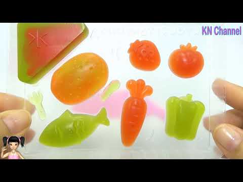 BabyBus - Tiki Mimi và Trò Chơi popin cook làm kẹo dẻo rau quả