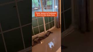 Floodwaters Burst Through Living Room Door!