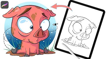 Procreate Cartoon Drawing Tutorial: Let