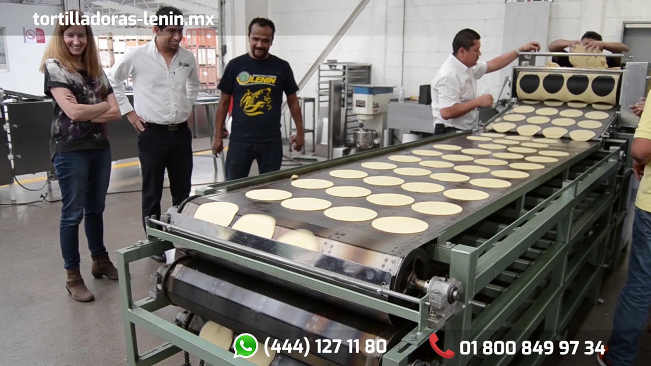 Máquina Tortilladora MLR 360 │ MLR360 Tortilla Machine Manufacturas Lenin YouTube