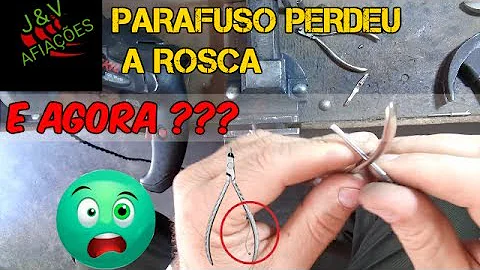 O que fazer quando o parafuso perdeu a rosca?
