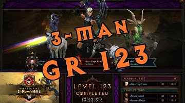 Diablo III Season 12 - 3man Greater Rift 123