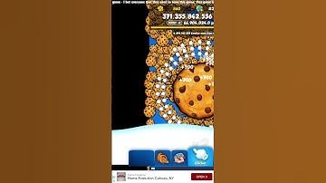 Cookie clickers screen glitch