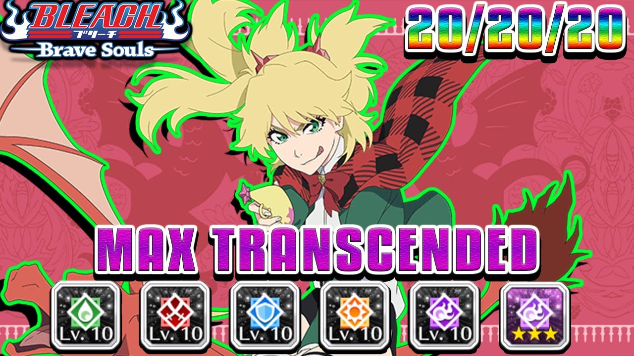MAX TRANSCENDED 20/20/20 NINNY SPANGCOLE (w/ 500+ SP) SHOWCASE WITH BEST BUILDS! Bleach Brave Souls