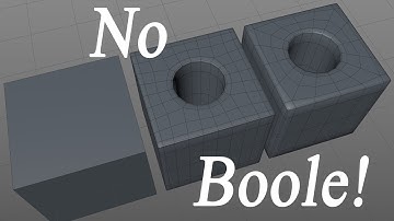 Modeling A Perfect Hole With Out a "Boole" in C4D