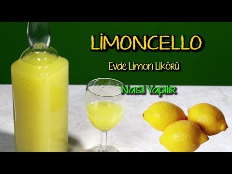 Evde Limoncello Yapımı (İtalyan Usulü)