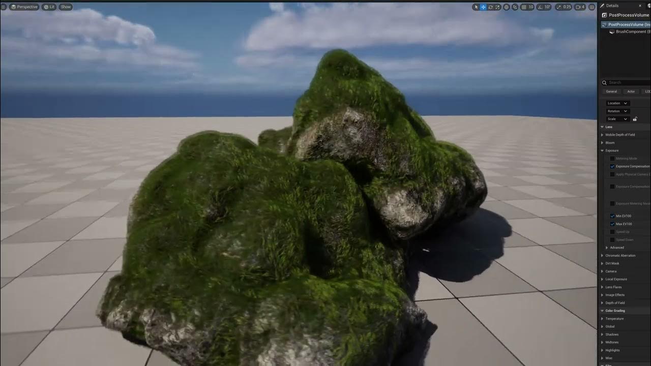 Mossy Rocks UE5.1 (Tutorial in the Description) YouTube