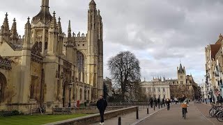 Early Morning Cambridge Walking Tour (4K HDR)