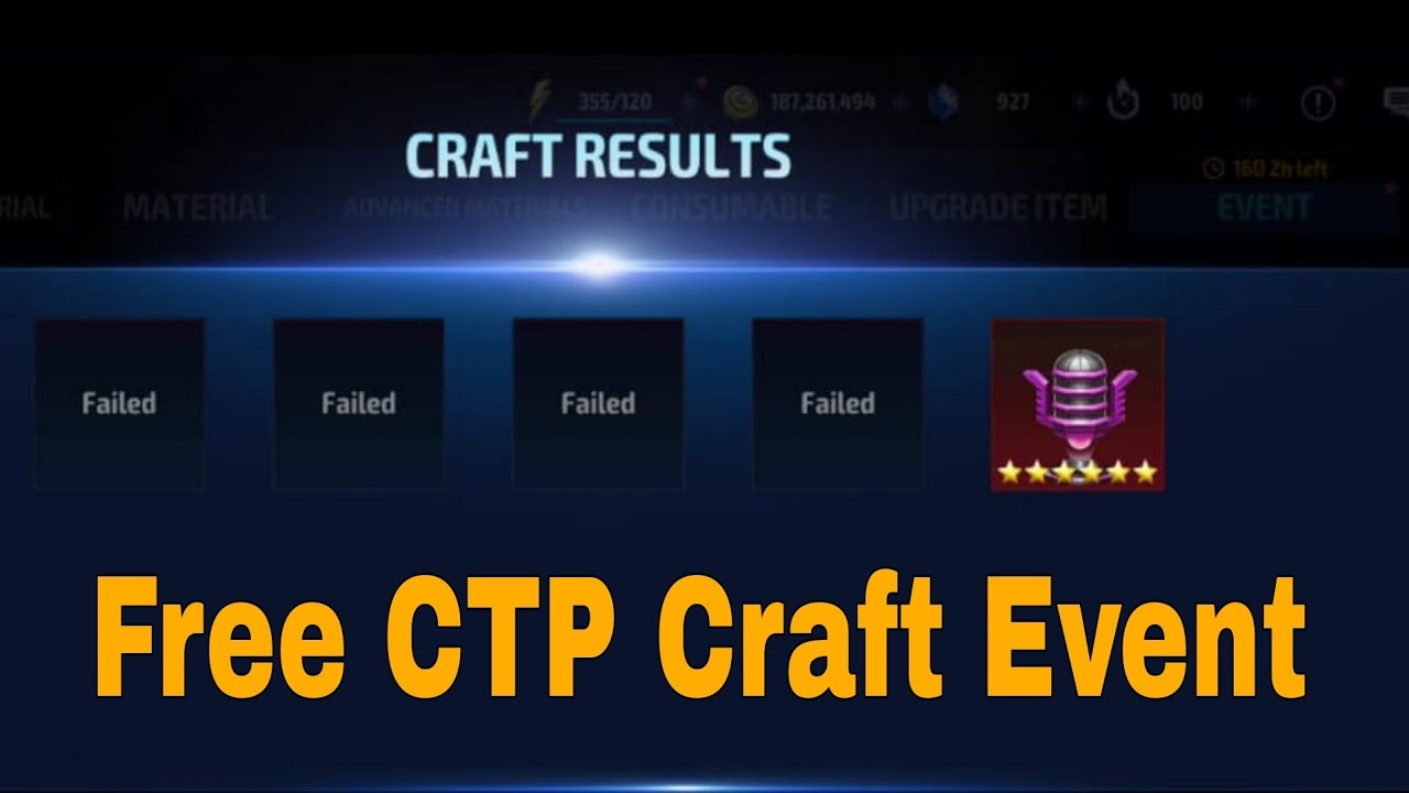 Free CTP Craft Event Showcase 2023 - Marvel Future Fight