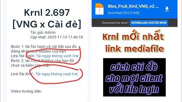 Tôi đã tìm ra krnl vng chính thức ! - Hướng Dẫn Hack blox fruits bằng client krnl vng và Delta x vng
