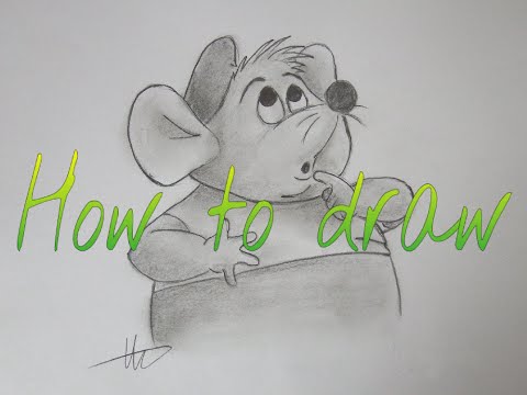How to draw Gus from Cinderella
