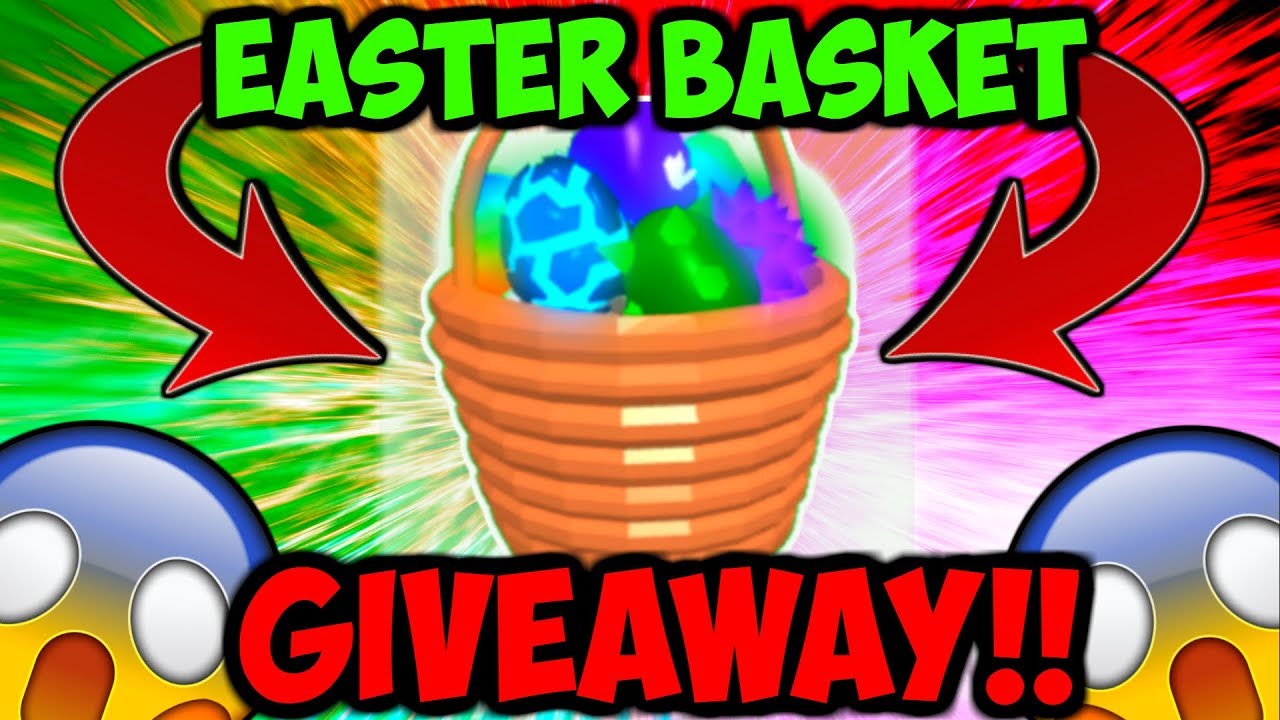 Easter Basket Giveaway Biggest Giveaway Bubble Gum Simulator Roblox -