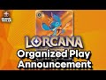 Disney lorcana organized play announcement