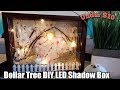 Dollar Tree DIY LED Shadow Box*My FAVORITE DIY* Super Easy!