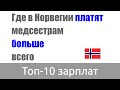 Вот это зарплата: где в Норвегии медсестрам платят больше всего