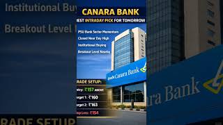 #CanaraBank #BankingStocks #PSUBanks #StockTarget #BreakoutStock