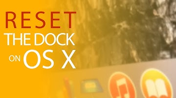HOW TO: Reset the OS X Dock to Factory Settings