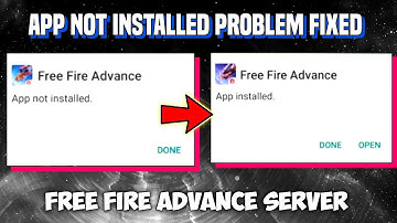 App Not Installed Problem Solve In Free Fire Advance Server // Advance Server App Not Installed Fix