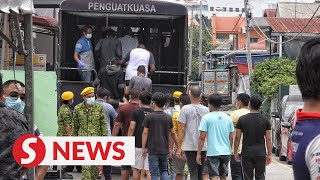 Immigration Raid Against Illegal Migrants In Pj Old Town