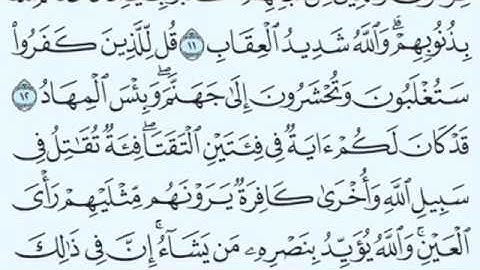 سورة آل عمران للشيخ ابراهيم الأخضر من الآية 8 إلى الآية 17
