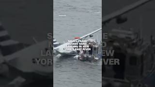 Small plane makes hard landing in New York’s East River