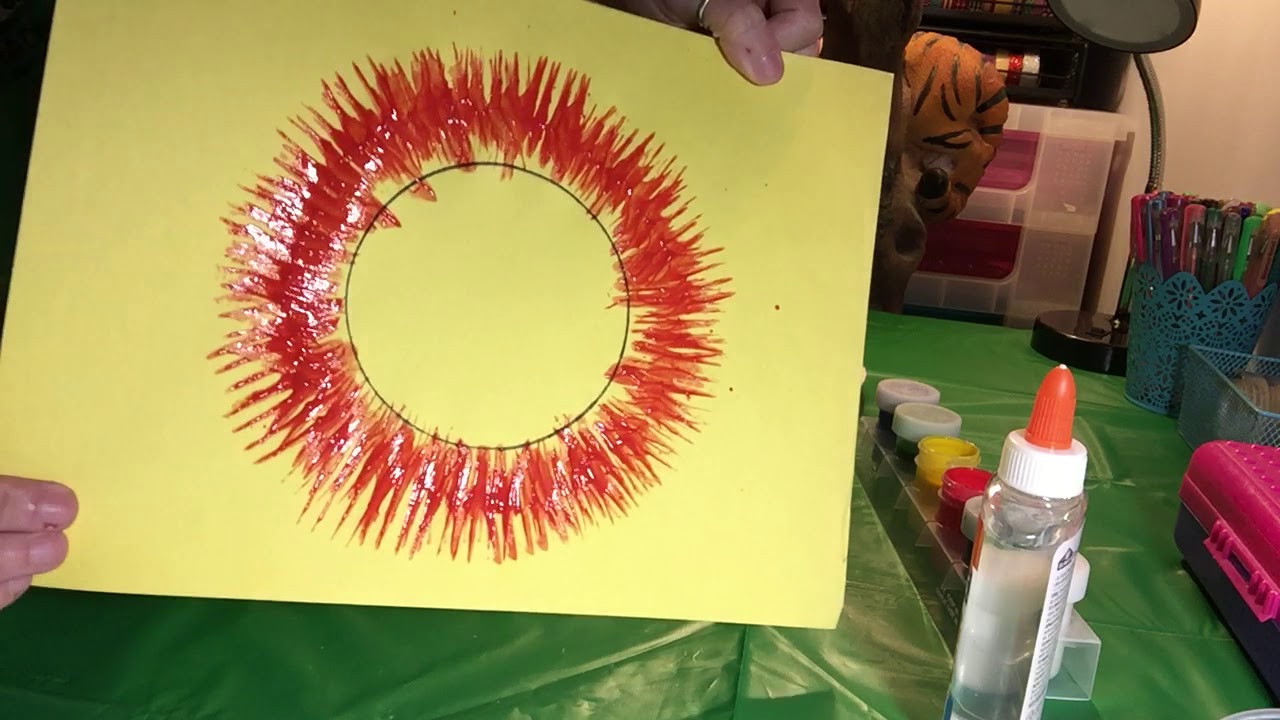 Color Mixing to make a Lion Painting - YouTube