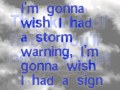 Storm Warning By: Hunter Hayes with Lyrics!