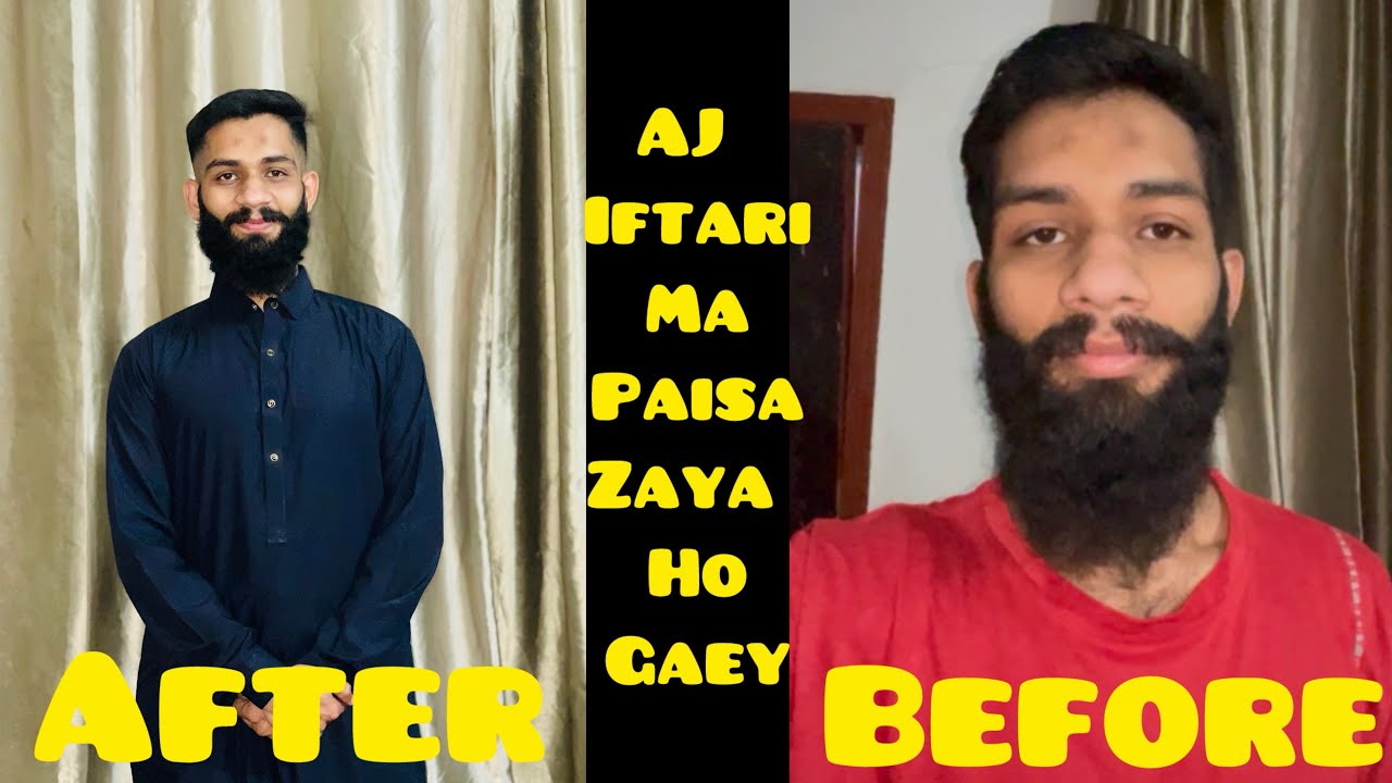 Before after AJ iftari Pa paisa zaya ho gaeya humara