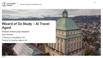 HCI in AI: Assignment 3 "Wizard of Oz" - Video Summary